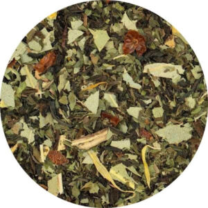 Loose Leaf Tea, Black Assam, mint, liquorice root