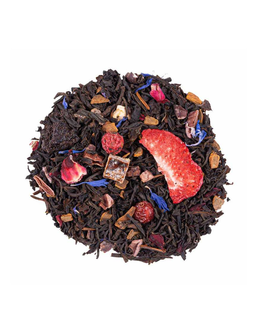 Loose Leaf Tea Black tea Chocolate strawberries taste